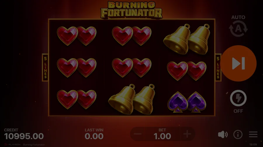 Burning Fortunator demo play