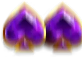 Spade card suit symbol paying 7x bet in Burning Fortunator